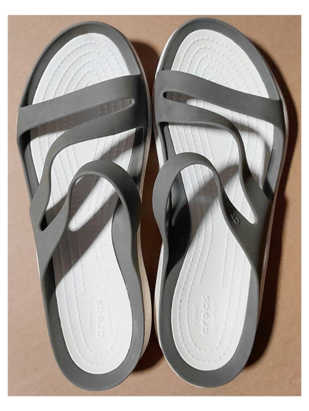 Womens Crocs Swiftwater Slip On Sandals Women's Size 8